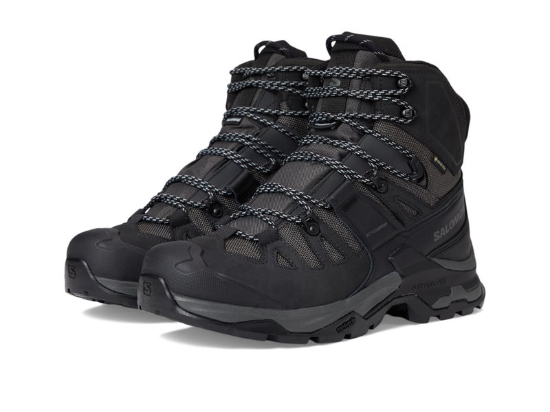 Salomon Men's QUEST 4 GORE-TEX Hiking Boots For Men, Magnet/Black/Quarry, 9.5 - Image 1