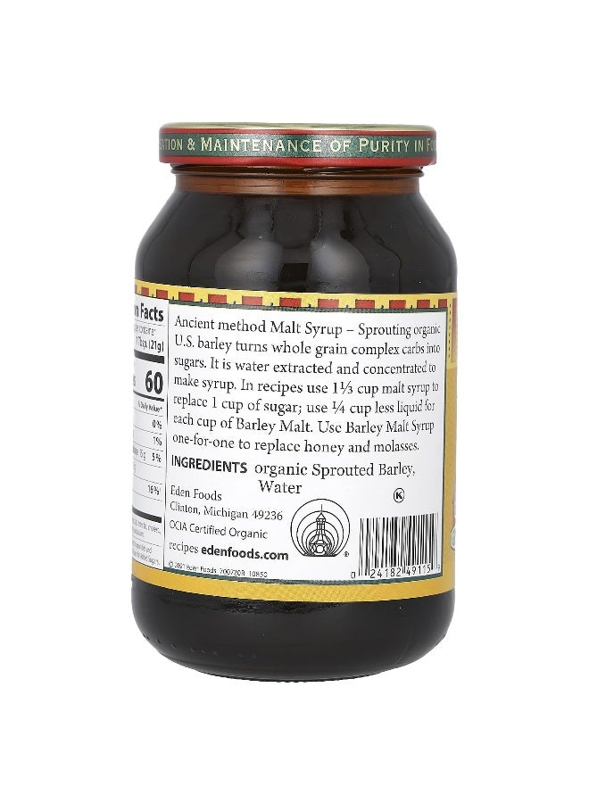 Eden Foods, Organic Traditional Barley Malt Syrup, 20 oz (566 g) - Image 3