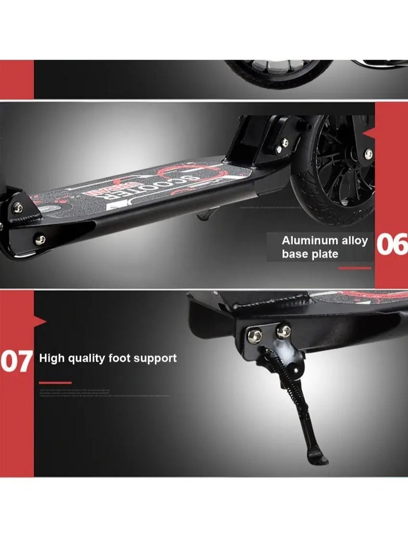 AL BADER - Manually Adjustable Foldable Portable 2-Wheel Kick Scooter For Adults - Image 1