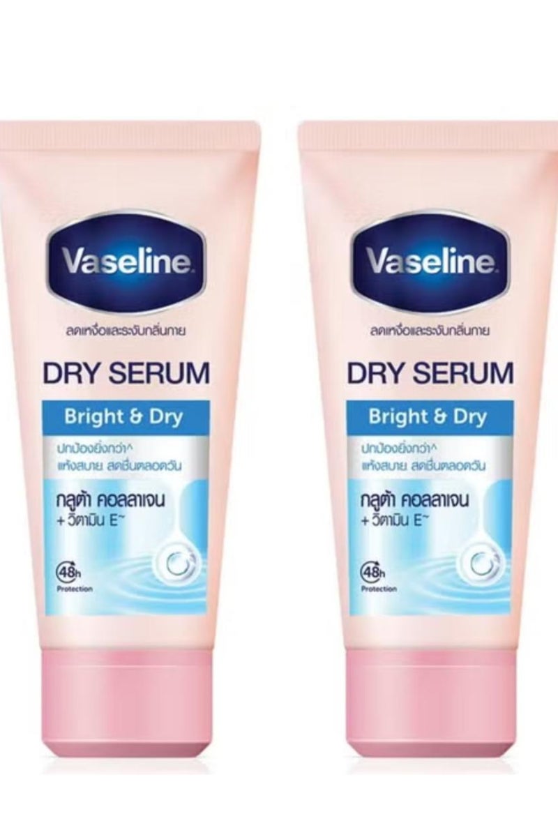 Vaseline Deodorant Dry Serum Bright & Repair 45m 2 pcs