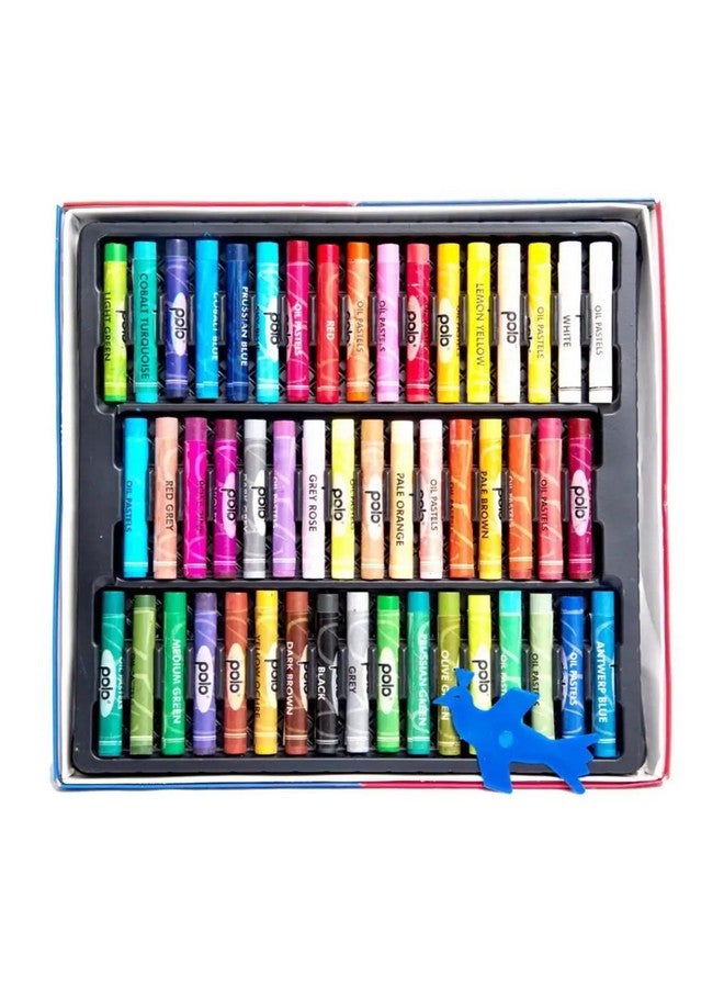 polo Oil Pastel 50 Shades, Multi-Coloured, 50 Count (Pack of 1) - Image 4