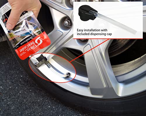 TireJect Automotive Compact Car 2-in-1 Tire Sealant & Bead Sealer Kit for tire Repair of leaks and punctures - Image 3