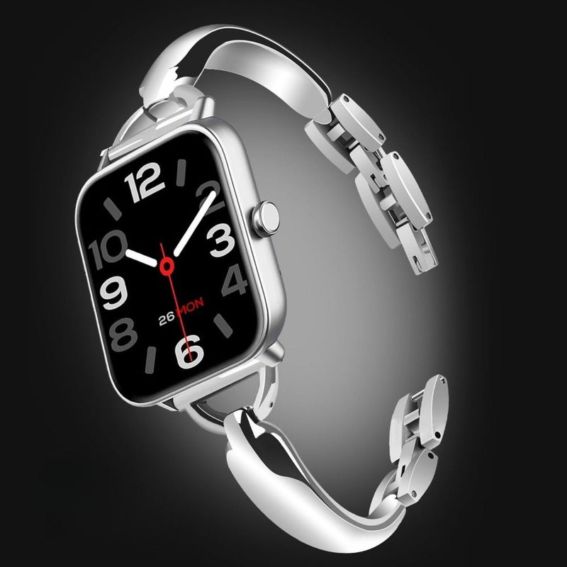 Golden Metal Chain Apple Watch Band 42 44 45 46 49mm Universal For Women - Image 2