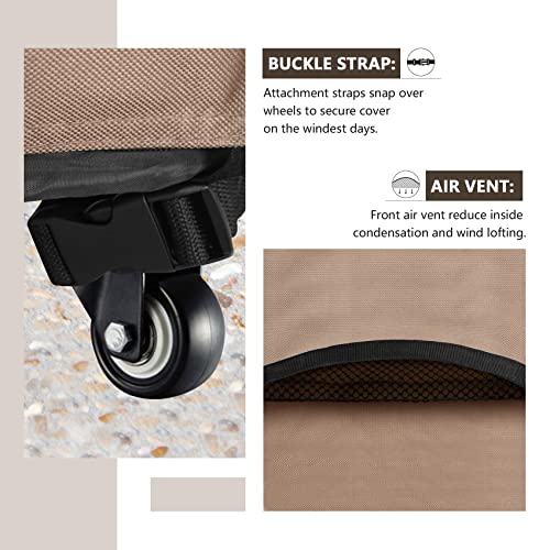 ULTCOVER Waterproof Grill Cover 58 inch, Heavy Duty BBQ Cover for 3-5 Burners Outdoor Gas Barbecue Grill - Image 5