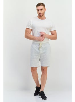 Originals by Brooklyn Cloth Men Solid 7 Inseam Basic Shorts, Light Grey  - Image 4