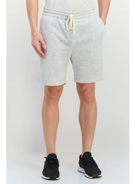 Originals by Brooklyn Cloth Men Solid 7 Inseam Basic Shorts, Light Grey  - Image 1