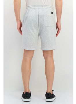Originals by Brooklyn Cloth Men Solid 7 Inseam Basic Shorts, Light Grey  - Image 2