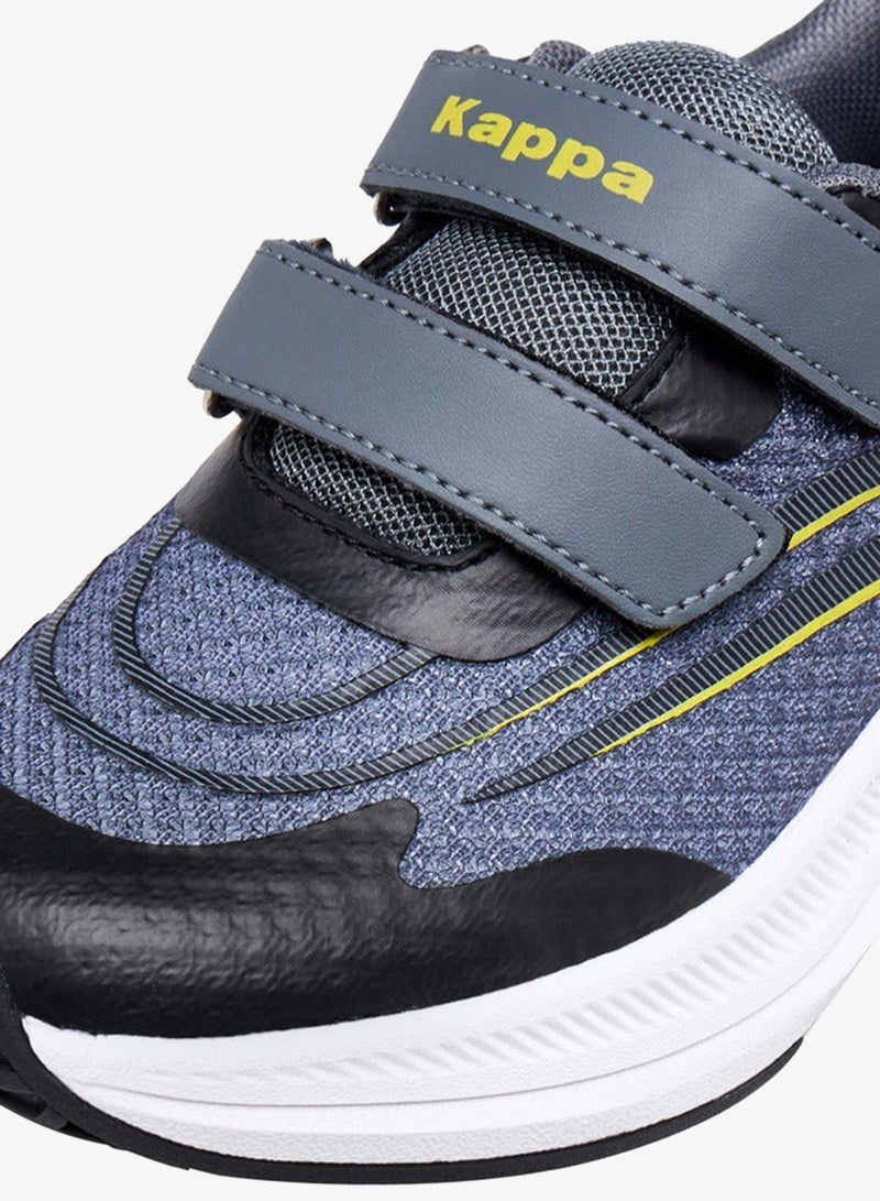 Kappa Boys' Textured Sports Shoes with Hook and Loop Closure - Image 5