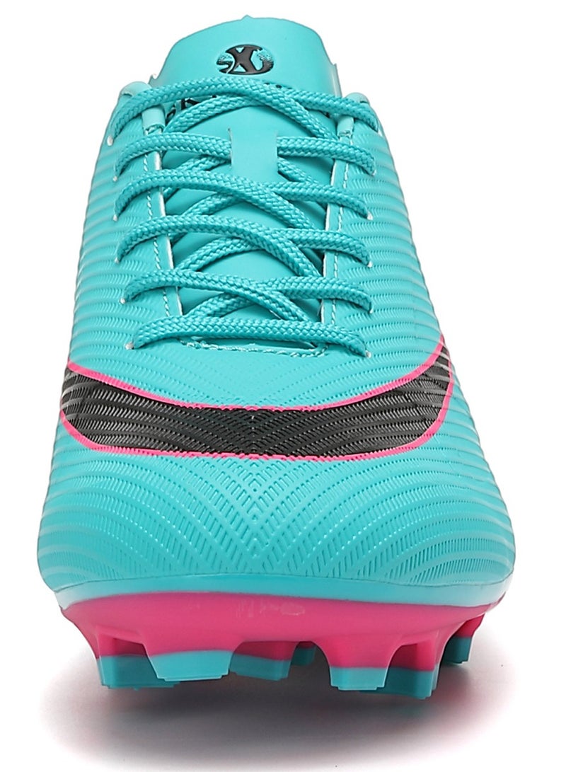 جناح السماء أحذية كرة قدم للأطفال، أحذية كرة قدم داخلية وخارجية منخفضة الرقبة للأولاد والبنات، أحذية تدريب خفيفة الوزن مقاومة للصدمات، أحذية عشبية احترافية، أحذية رياضية لكرة القدم - Image 3