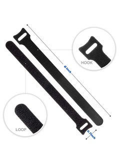 Super ZYouth 80 Black Reusable Cable Ties, Adjustable 6 Inches, Multi-Purpose Cable Management Ties for Organizing Cables at Home, Office, and Data Centers  - Image 3