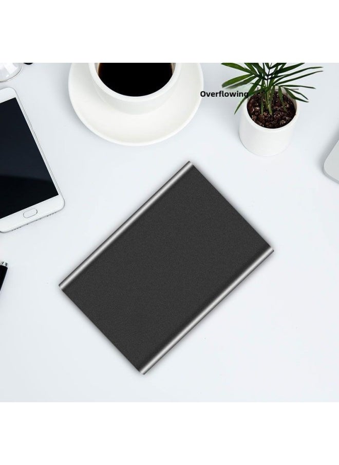 Mobile Hard Disk 1t Usb3.0 High-speed Large-capacity External Storage Device 2t Portable-Capacity:Metal Model-208-black + Hard Drive Bag-Interface:Extremely Fast Version-512gb 270mb/s  - Image 4