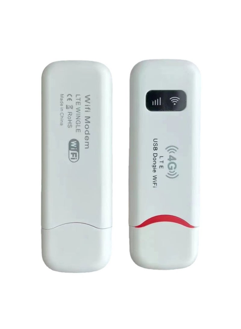 نقطة اتصال واي فاي المحمولة، موجه واي فاي محمول 4G LTE، نقطة اتصال واي فاي عالية السرعة للسفر، محول نقطة اتصال جيبي للوصول السريع بسرعة 150 ميجابت في الثانية - Image 1