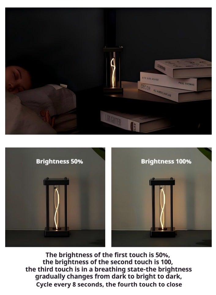 Quantum Desk Lamp Portable Magnetic Night Light Camping Bedroom Bedside Breathing Light Gift - Image 5