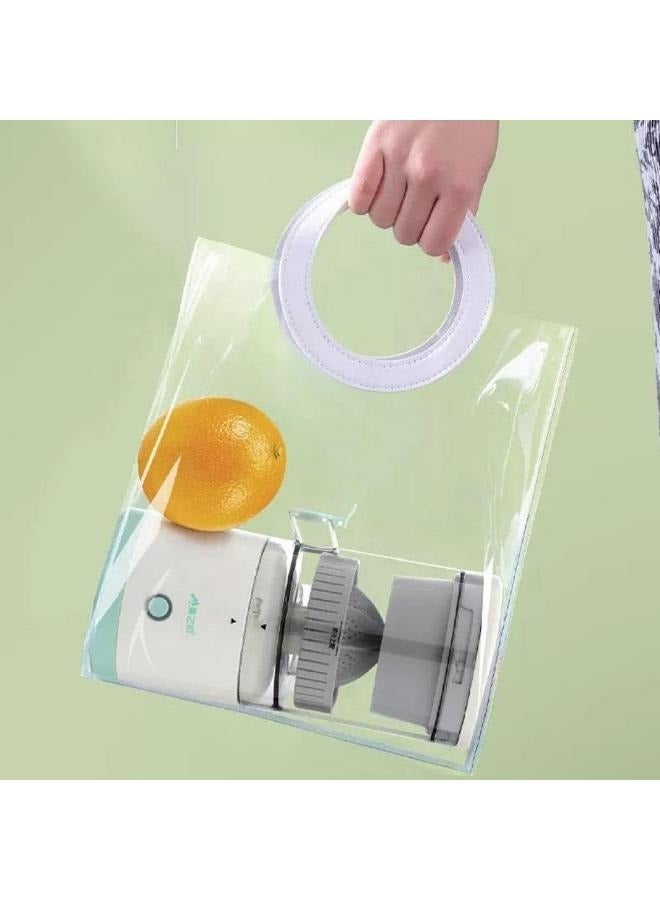 Electric Orange Juice Squeezer with Powerful Motor and USB Charging Cable, Juicer Extractor, Lime Juicer, Suitable for Orange, Citrus, Apple, Grapefruit and Pear.