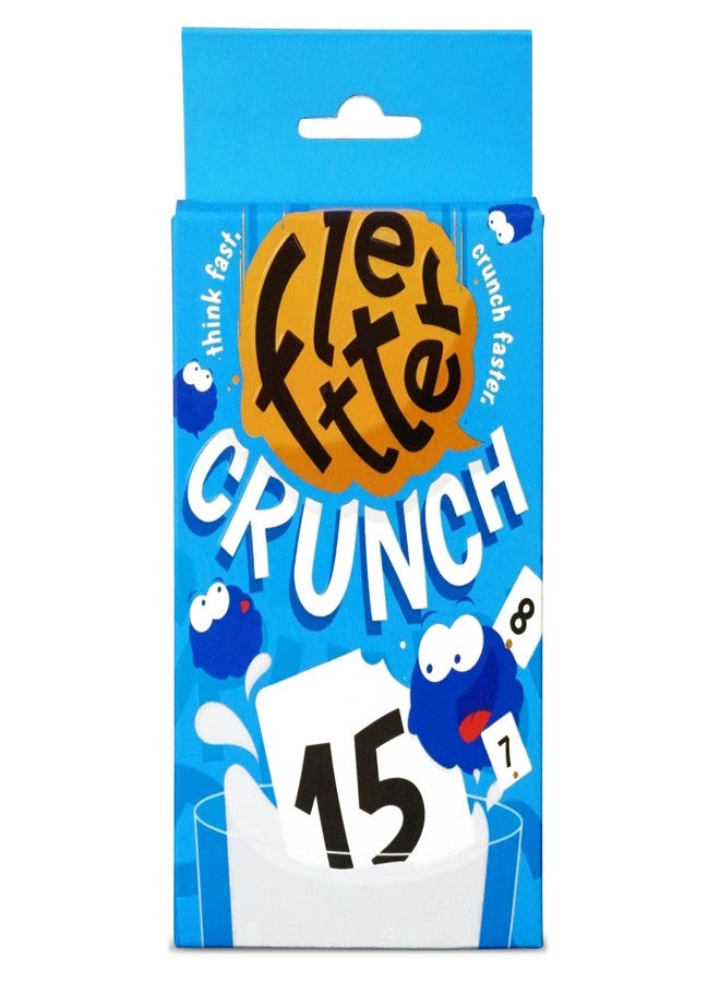 بينكا لعبة بطاقات الرياضيات Binca Fletter Crunch للأطفال - لعبة بطاقات سريعة الإيقاع للجمع والطرح، لعبة حساب ذهني لأمسية ألعاب عائلية، هدية للأولاد والبنات من سن 8 و9 و10 و11 و12 سنة (2-4 لاعبين) - Image 1