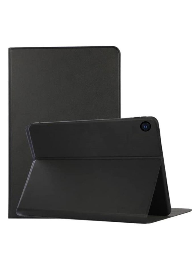 Case for Huawei MatePad SE 10.4-inch Tablet, Luxury Shockproof Protective Case, Flip Case, Soft TPU Back Cover (Black) - Image 1