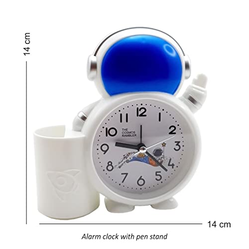 Crackles Astronaut Cartoon Style Multi Functional Alarm Clock for Kids Room Decor and Birthday Return Gifting- Random ColorPack of 1 - Image 5