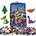 Play Platoon 1120 Pieces Building Bricks Set  10 Classic Color Blocks  Bulk Building Blocks Compatible with Major Brands  14 Different Shape Bricks  Includes Wheels Tires Axles Windows  Door - Image 4