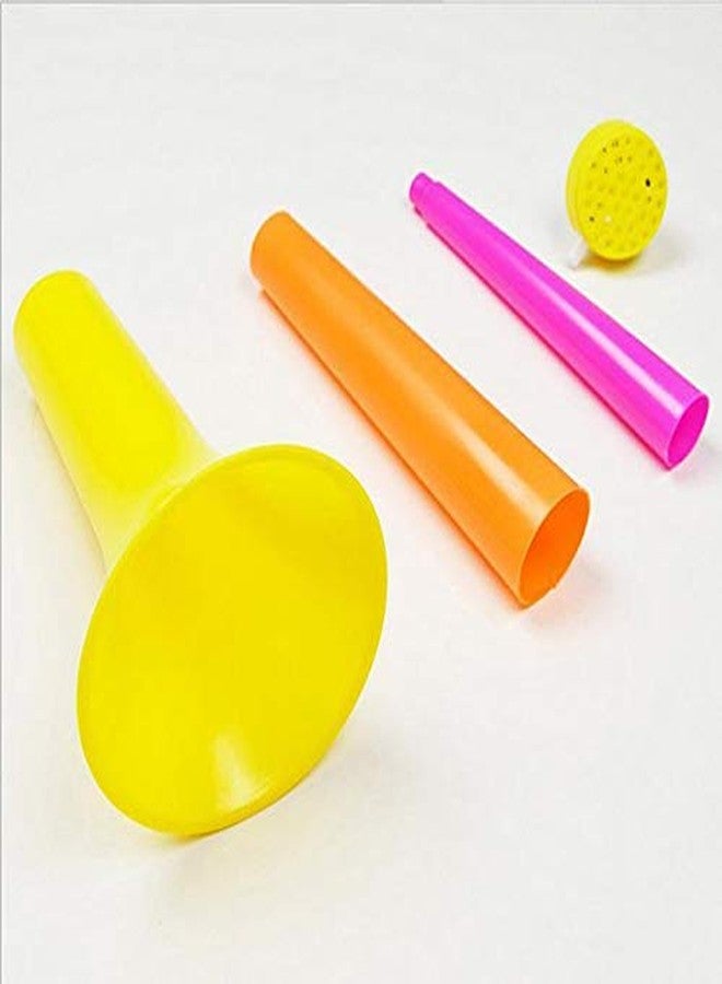 TED TECH بوق TED TECH Noisemaker ذو 3 مستويات لتشجيع الحفلات (متعدد الألوان) (مجموعة من 3 قطع) - Image 4