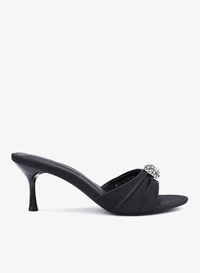 IconStyle Embellished Strappy Heeled Mules - Image 2