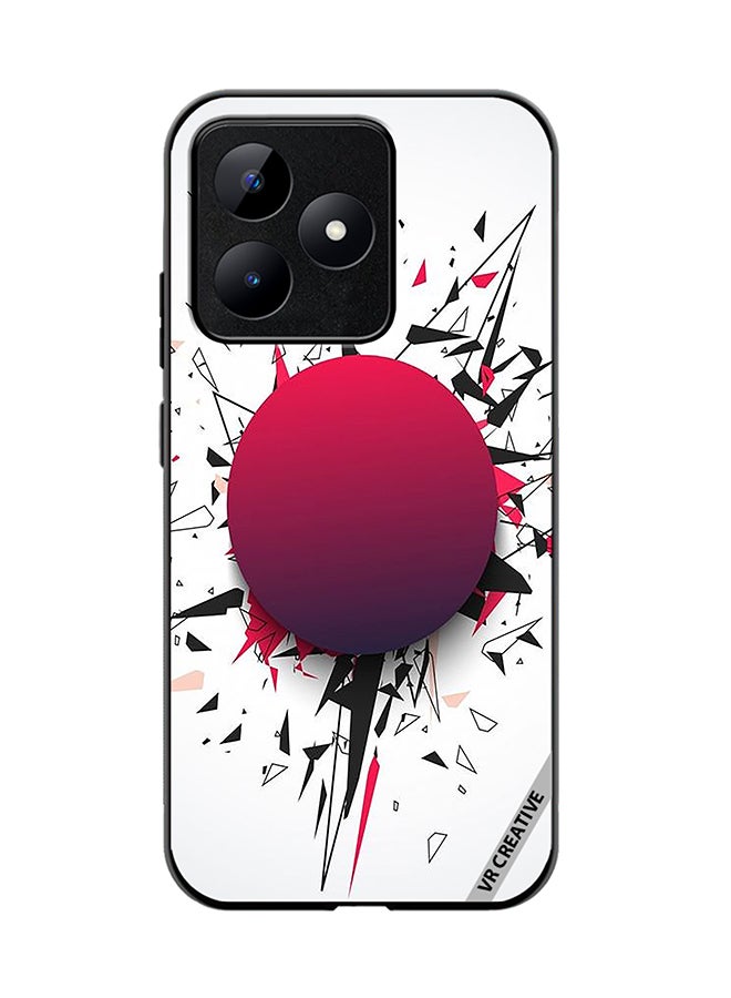 VR CREATIVE Protective Case Cover For Realme C53 Abstract Design Multicolour - Image 1