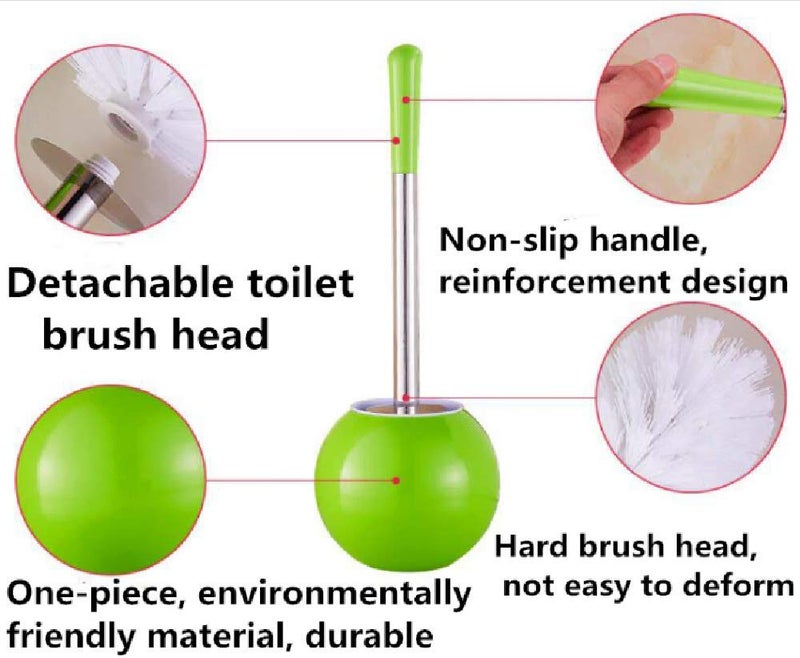 Kytaste Toilet Brush Sets with Holder Look Like Flower Pot Cleaning Brush - Image 3