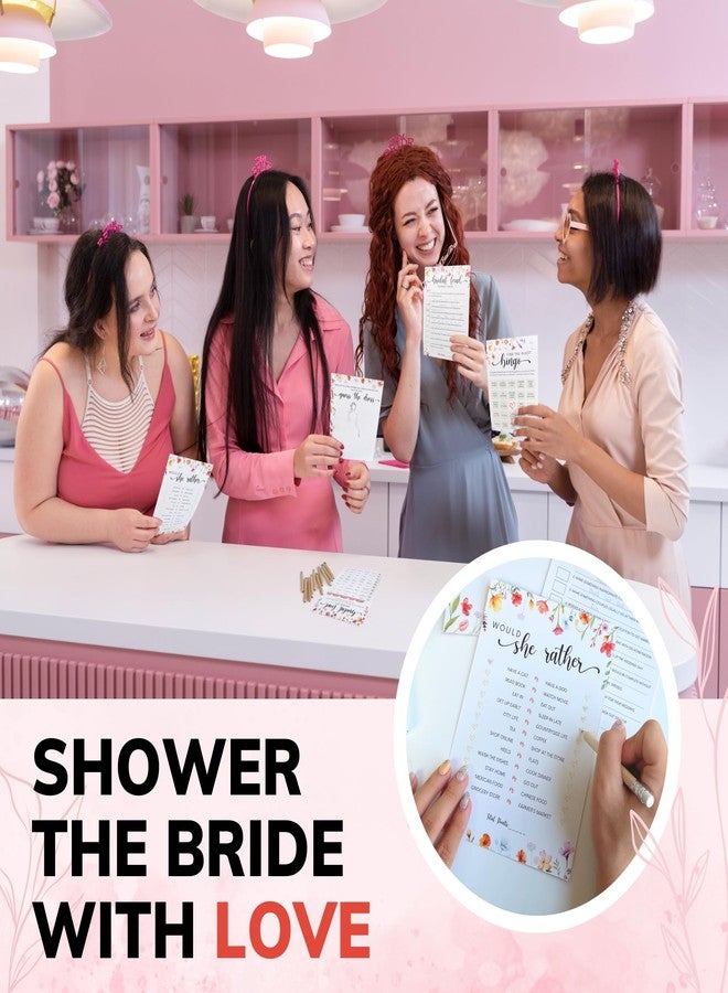 Stofinity Wildflower Bridal Shower Games 30 Guests - 4 Funny Floral Wedding Shower Games, Love In Bloom Bridal Shower Decorations, Bingo Bridal Party Game - Image 4