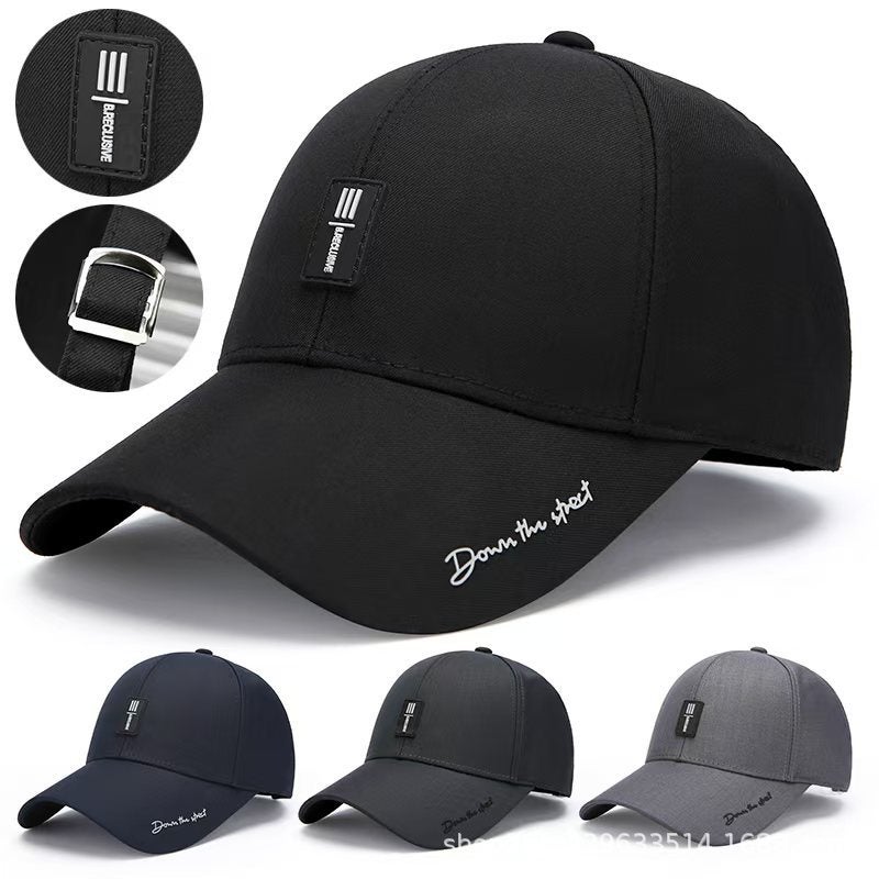 2024 New Mens Baseball Cap Casual Sun Protection Black - Image 2