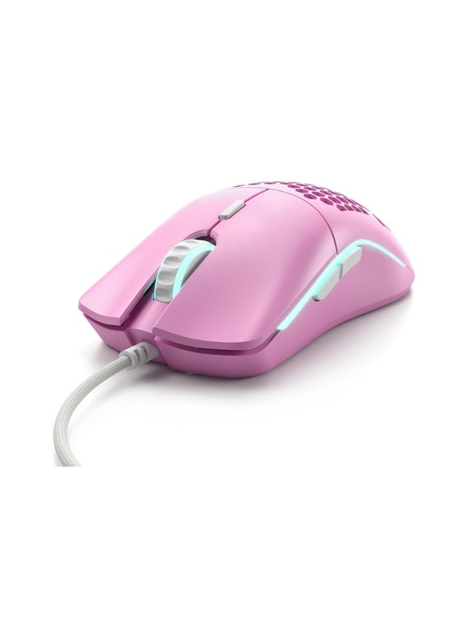 Glorious Model O-Minus Wired Gaming Mouse - Rgb 58G Lightweight Gaming Mouse - Pixart Pmw-3360 Sensor - Limited Edition - Pink Forge - Image 3