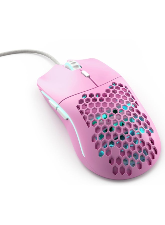 Glorious Model O-Minus Wired Gaming Mouse - Rgb 58G Lightweight Gaming Mouse - Pixart Pmw-3360 Sensor - Limited Edition - Pink Forge - Image 1