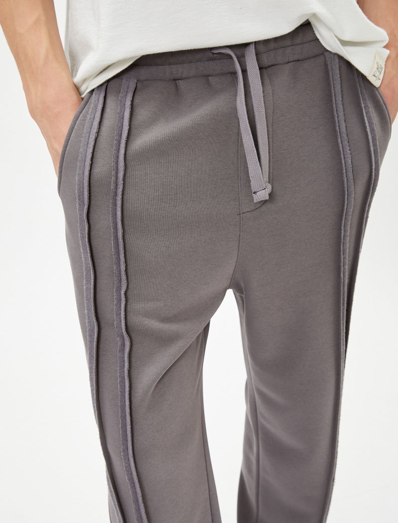 KOTON Drawstring Seam Detail Pocket Sweatpants - Image 5