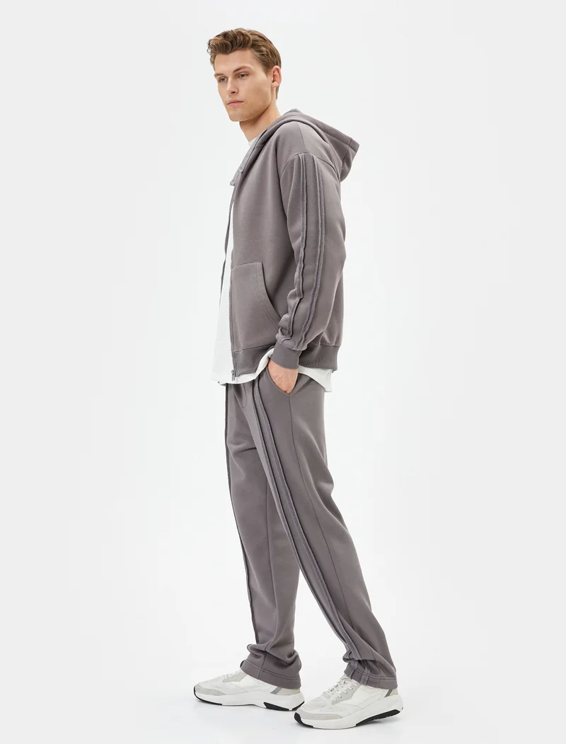 Koton Drawstring Seam Detail Pocket Sweatpants
