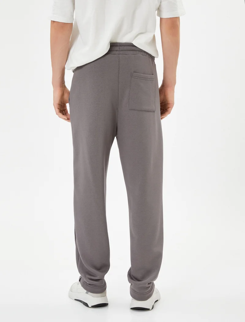 Koton  Drawstring Seam Detail Pocket Sweatpants for Men | Best Price UAE