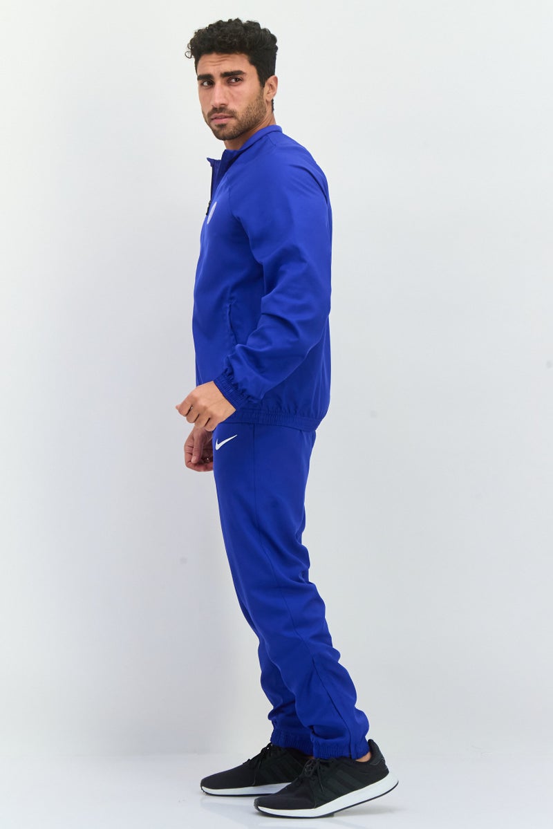 Nike Men 2 Pcs Sportswear Fit Long Sleeve Training Tracksuits, Blue - Image 3