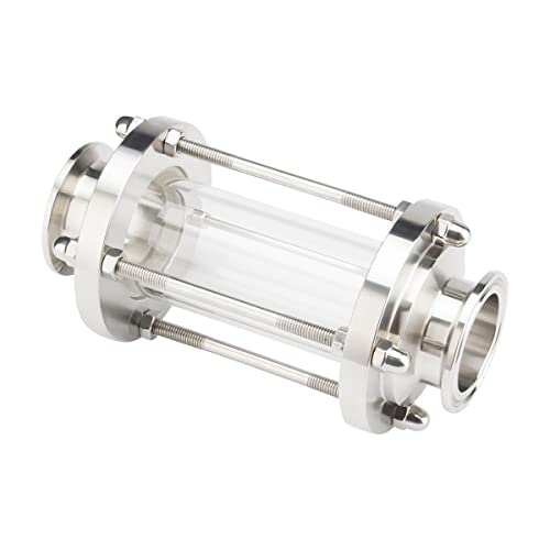 SENFUID Flow Sight Pipe Glass Diopter 3 Inch Ferrule Tri Clamp SUS304 (Flow Pipe OD 76MM) - Image 5