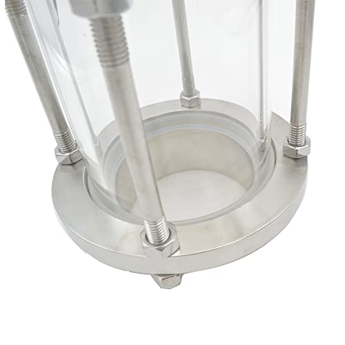 SENFUID Flow Sight Pipe Glass Diopter 3 Inch Ferrule Tri Clamp SUS304 (Flow Pipe OD 76MM) - Image 4
