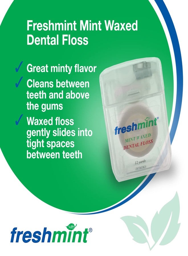 Freshmint 144 Spools of Freshmint® 12 Yards Mint Waxed Dental Floss - Image 2