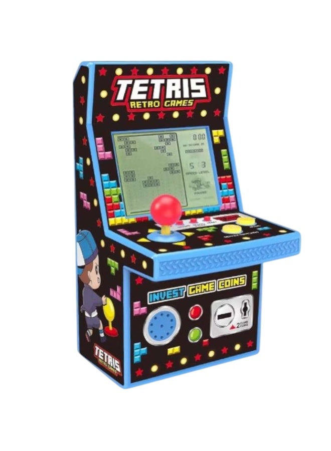 تتريس آلة لعبة تتريس محمولة بشاشة كبيرة، كلاسيكية قديمة، ألعاب تعليمية للأطفال محمولة باليد للطلاب