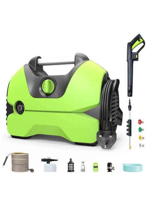 Electric Pressure Washer,2900-PSI,2.8-GPM,Power Washer,Foam Cannon for Car,4 Different Nozzles and 52.5FT Hose,for Cars,Garden, Yard, Fence, Driveway