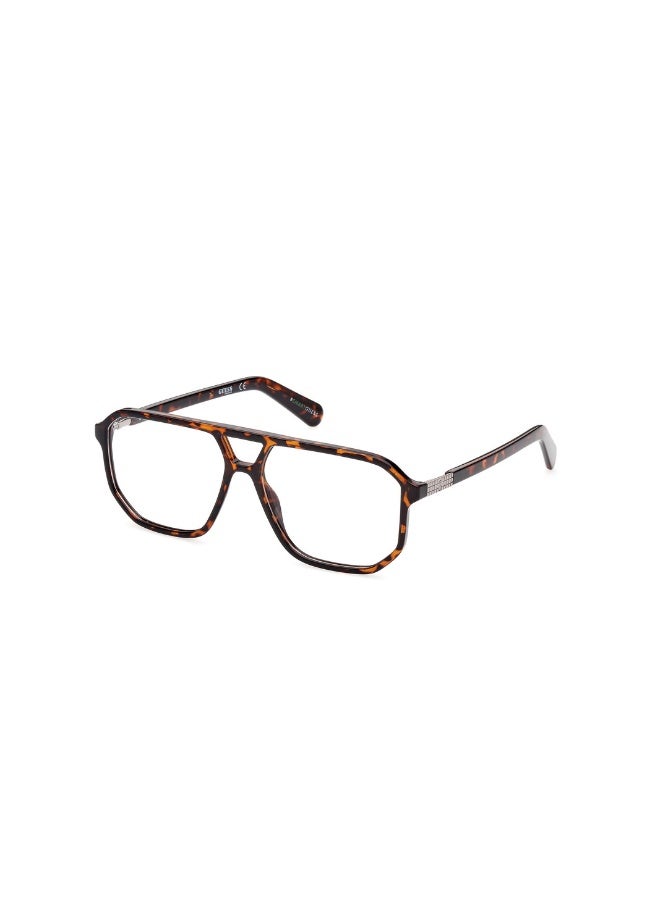 GUESS Gu8252 Navigator Injected Frames For Unisex Size 57, Dark Havana - Image 1