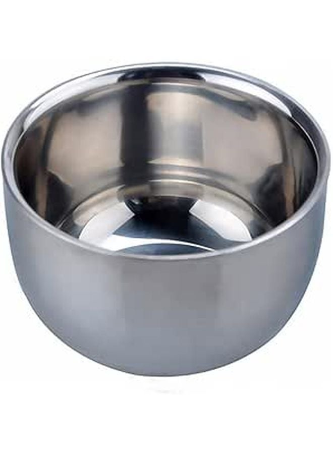 Stainless Steel Shaving Bowl For Men Soap Lathering Cup Razor Bowl - Image 1