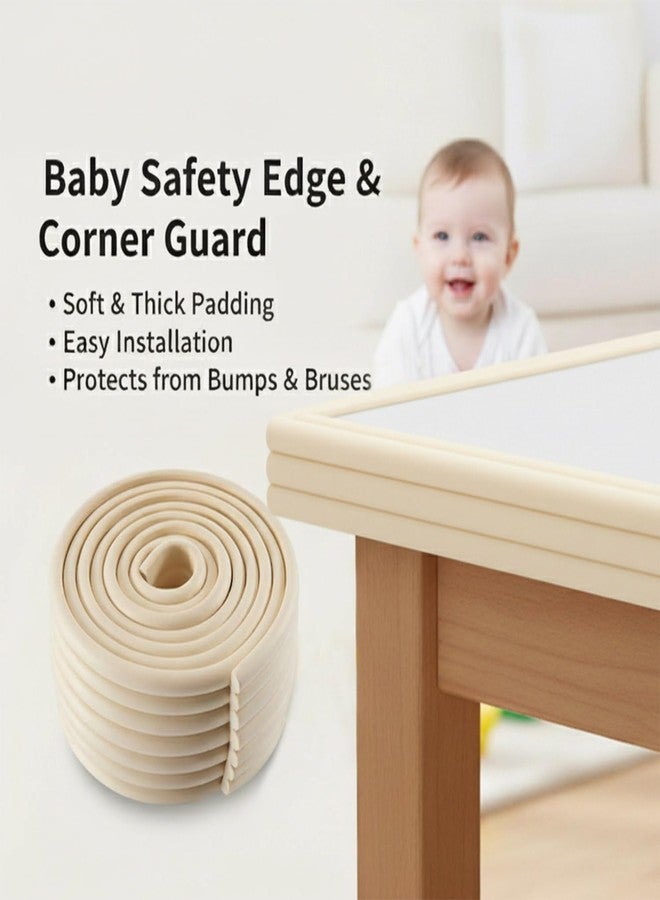 Aetherix Baby Proofing Edge Corner Protector, 6.5 Ft Self - Adhesive Edge Protector for Baby, Soft NBR Rubber Foam Padding, Furniture, Sharp Edge Safety Corner Edge Bumper Guard-Black - Image 2