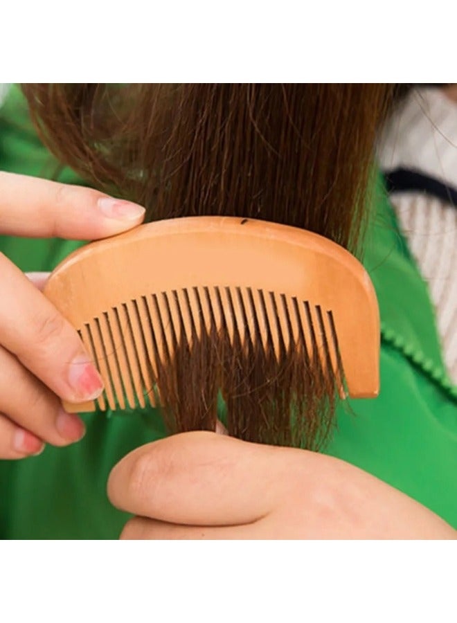 Natural Wide Tooth Wood Comb - Image 3