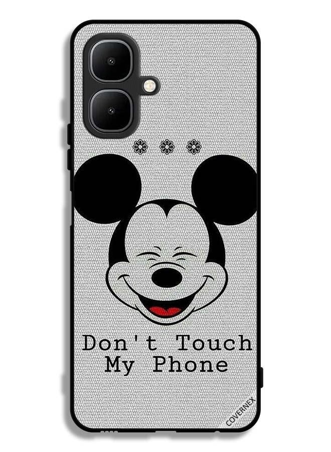 Covernex Infinix Smart 10 Protective Case Cover Don't Touch My Phone Mickey