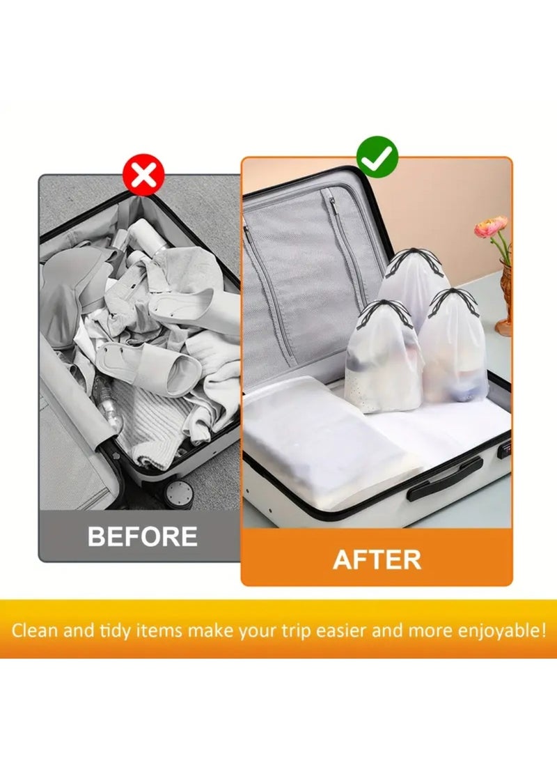 ZedAura 10 Pack Shoe Bags for Travel, Waterproof Travel Shoe Bags for Packing,Large Travel Bag for Shoes, Storage Bags Travel Essentials Men for and Women - Image 4