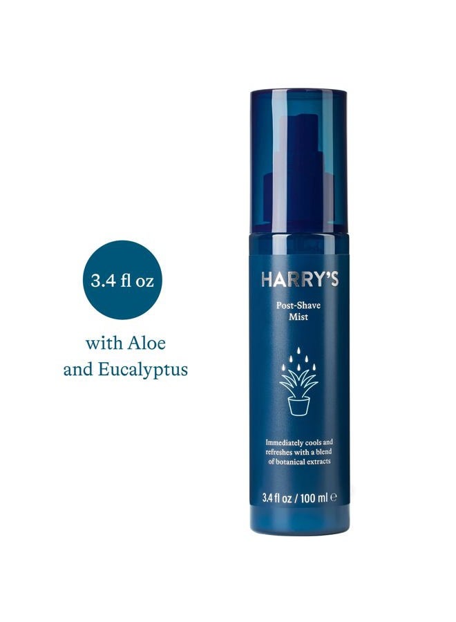Harry's Post Shave Mist, Alcohol-Free Formula made with Aloe, Eucalyputus, and Tea Tree, 3.4 Fl. Oz, Pack of 2  - Image 5