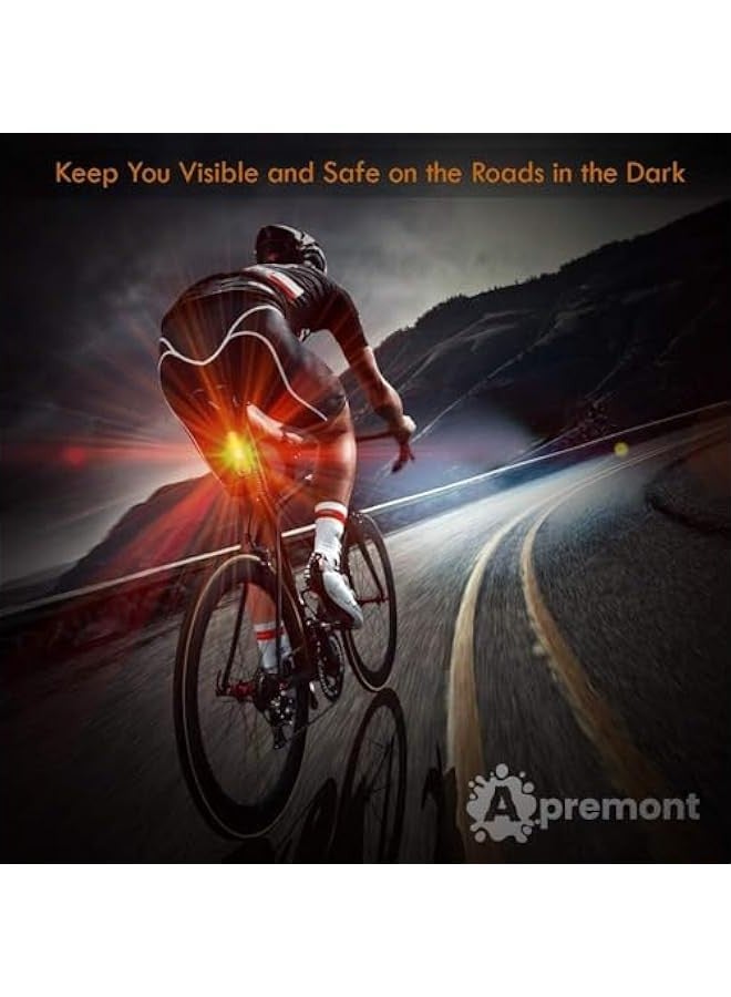 TRASSLE Ultra Bright USB Rechargeable Battery Bike Light Set - Powerful Bicycle Front Headlight and Back Taillight - 4 Light Modes - Easy to Install for Men Women Kids Road Mountain Cycling  - Image 2