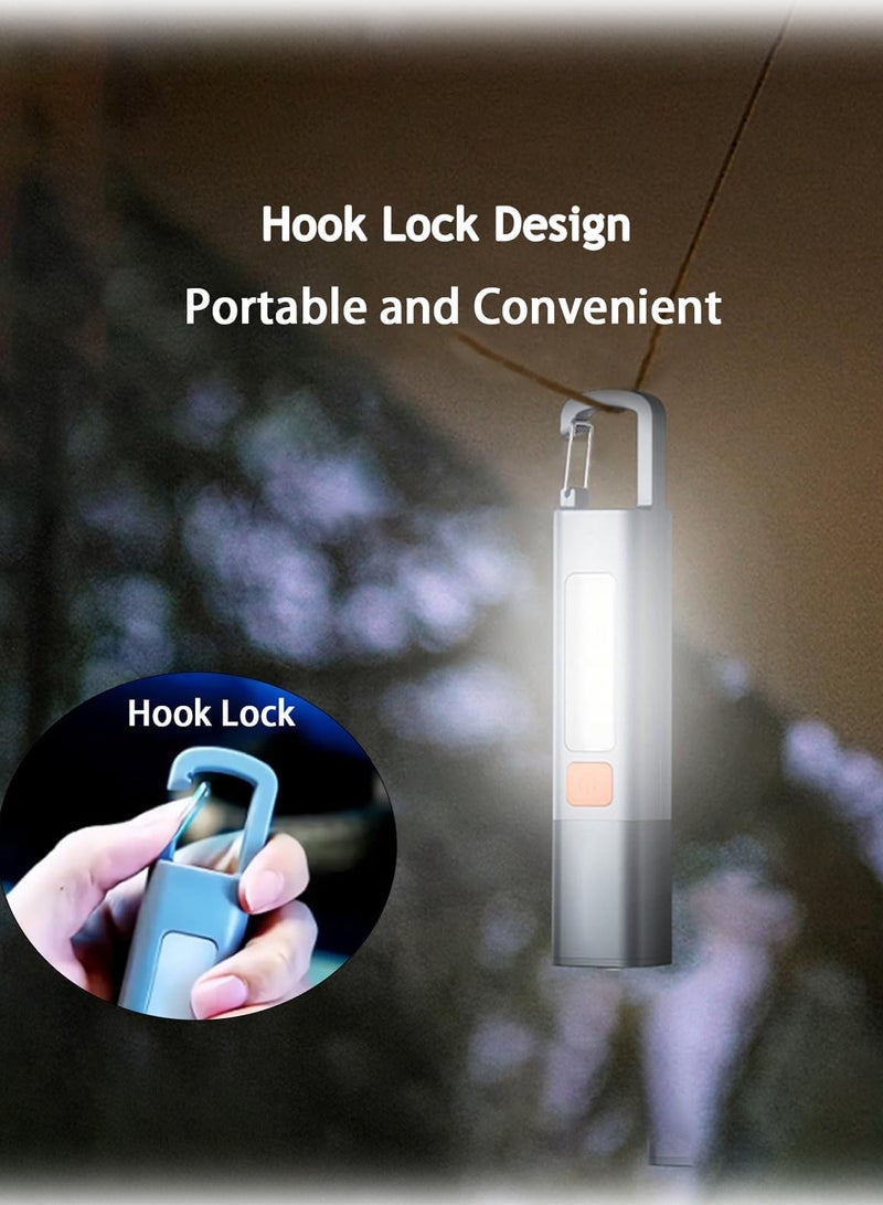 Flashlights,Rechargeable LED Flashlights High Lumens, 10,000 Lumens Super Bright Flashlight with USB Cable and Hook, 3 Modes, Waterproof Flash Light Handheld Powerful Flashlight for Home Camping - Image 4