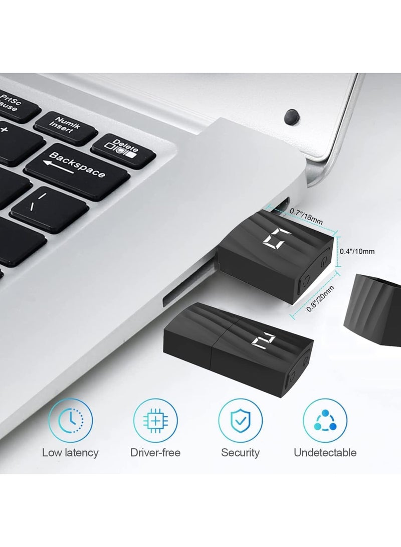 SYOSI Mouse Mover, Mouse Jiggler with Switch Button, USB Mouse Mover Undetectable for Laptop, Automatic Mouse Movement Device for Office and Home Use, Plug & Play, Keep Computer/Laptop Awake - Image 2