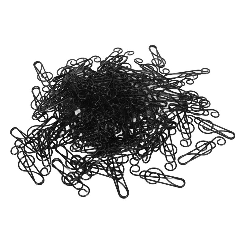 Creative Paper Clips: 1 Pack Cute Music Notes Style, Non-Skid Ridged Finish - Multifunctional File Classification Clips for Home, Office, School Desk Organization - Image 3